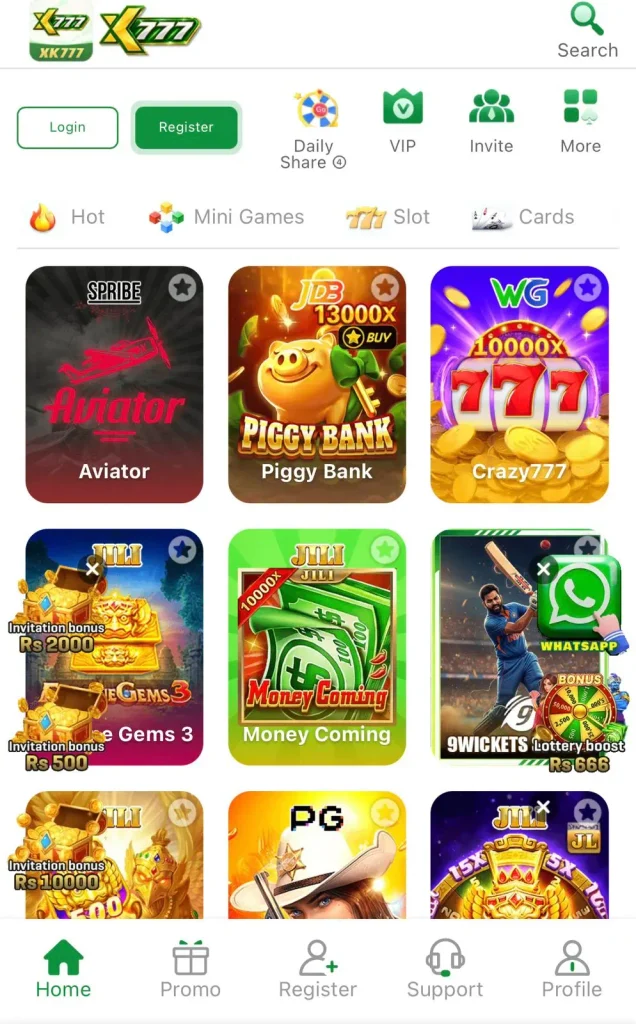 xk777 game in Pakistan